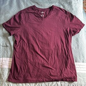 Goodfellow & Co (Target) Men’s Burgundy V-Neck T-Shirt